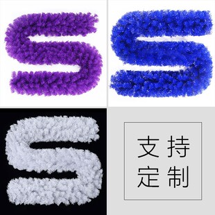 圣诞装饰红色蓝色紫色白色金色粉色红色藤条绿植大型框架树树枝