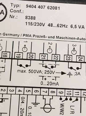 9404 407 6208 1温控器8392 KS50-114-00090-U49 现货KS50 8394