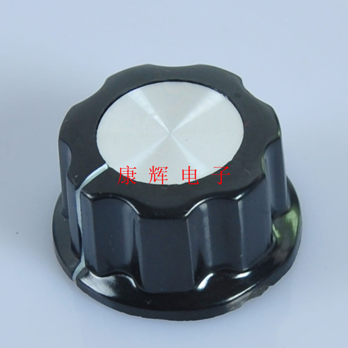 供应电位器旋钮 WH118/WX050等 胶木旋钮/帽子 铜芯 6mm内孔