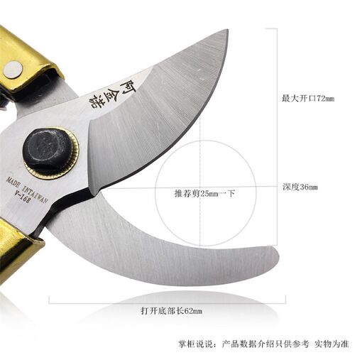 精品园林园艺剪刀园丁剪花枝修剪树枝剪刀果枝剪修花剪刀修枝剪刀