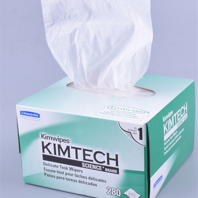 KIMTECH金佰利无尘纸34155盒装擦拭纸镜头镜片 实验室280张/盒