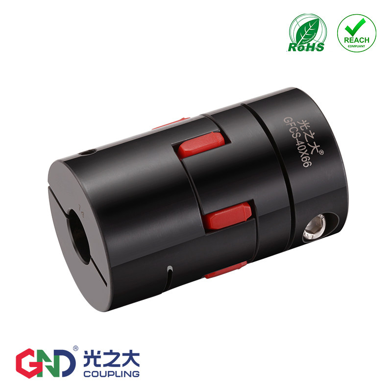 GFCS联轴器高刚性抱紧夹紧式45号钢大扭力马达电机梅花连轴器传动