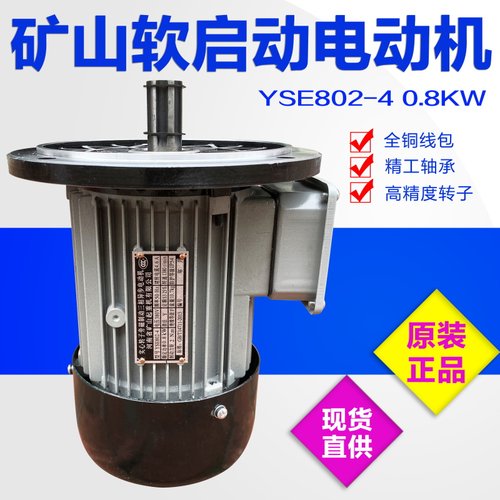 河南矿山YSE0.8KW1.5 2.2KW起重机天车运行/ 行车行走软启动电机