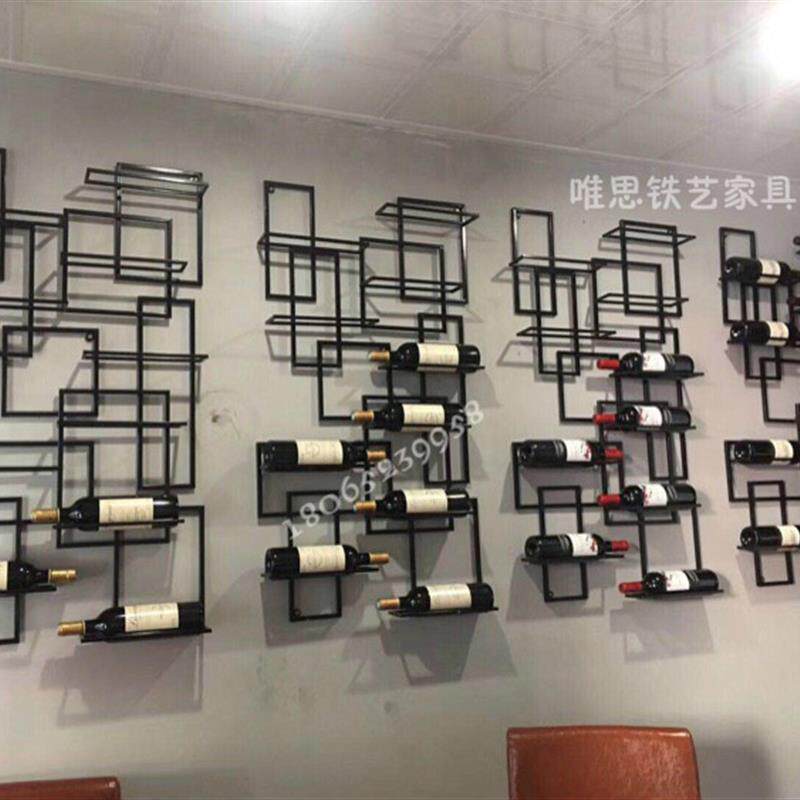 创意红酒架壁挂家用葡萄酒展示架酒瓶架吧台酒杯架倒挂墙上悬挂架
