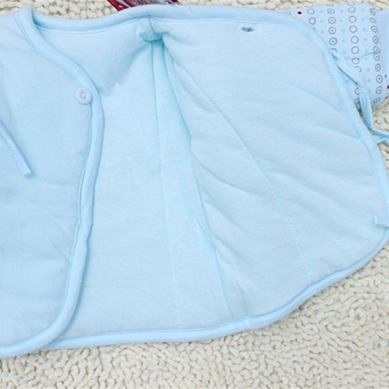新生儿加厚棉衣三件套男女宝宝棉服婴儿衣服秋冬季外套初生儿套装