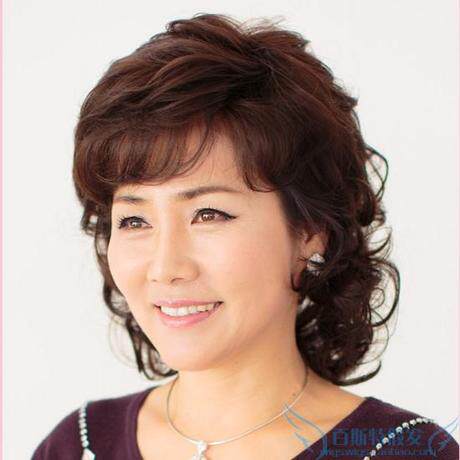 假发女短发新款中老年假发短卷发中年女士气质妈妈中长发包邮