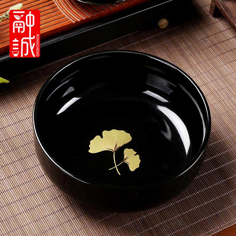 茶洗陶瓷家用大号笔洗水洗禅意茶道水盂特大茶碗杯洗功夫茶具零配
