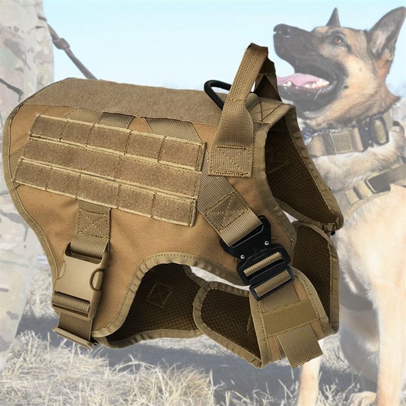 狗战术胸背带牵引绳背心式遛狗绳中大型犬金毛德牧马犬防暴冲衣服