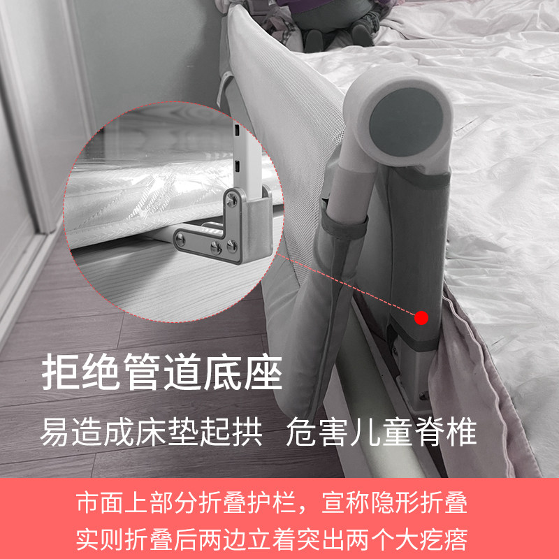 莱旺家儿童防掉床神器可折叠床围栏护栏大童床边床挡单边防摔床围图片