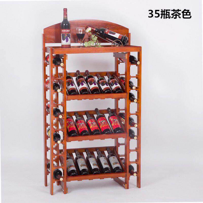 实木架欧式红酒子葡萄酒柜物家酒用客厅倒挂杯落地置/架酒庄展示