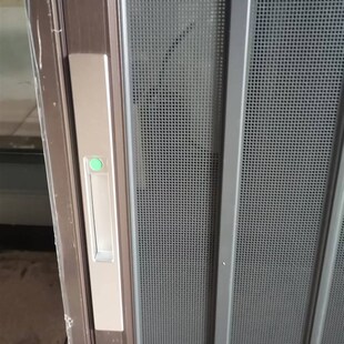 南京极窄金刚网折叠纱门40平网防蚊防鼠铝合金带锁隐形推拉纱窗门
