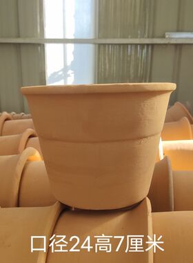 手工瓦盆透气养根厚实耐用盆陶盆陶土盆复古渗水透气盆