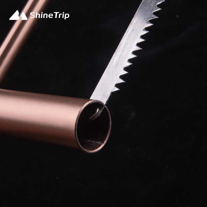 山趣户外锯子便携露营工具多功能收纳 超轻铝合金手工锯求生设备