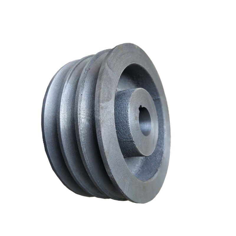 三角皮带轮三槽B型铸铁空面皮带盘3B外径160/18K0 内孔38/42/48mm