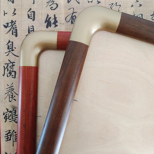 2530款新中式仿铜角国画框国画书法宣纸卡纸实木圆角装裱画框工厂