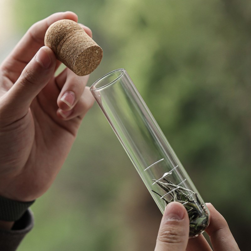 玻璃试管茶漏茶滤多功能茶叶过滤器茶水分离内置茶隔泡茶神器创意图片