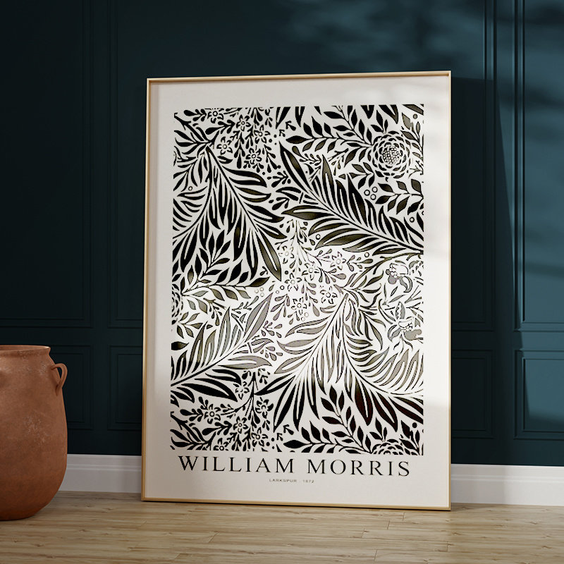 ZOYART毕加索艺术海报画抽象线条装饰黑白简约风客厅玄关柜挂画