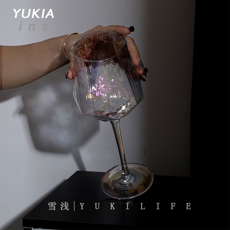 落蕊杯 飘香翠袖 彩虹光里中古葡萄酒/红酒杯