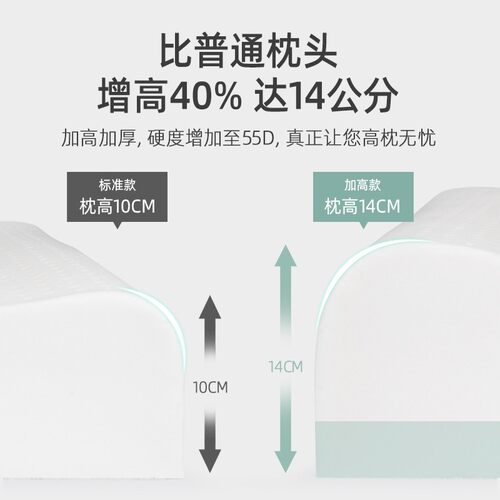 高枕头加厚加高泰国天然乳胶枕芯不塌陷不变形睡眠家用护颈椎单人