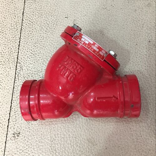 沟槽过滤器DN65 80 100卡箍安装 沟槽式过滤器GL81H 消防阀门