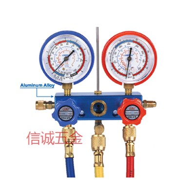 格美 有视窗铝架表组,用于R410,附3条冷媒管,90~180mm