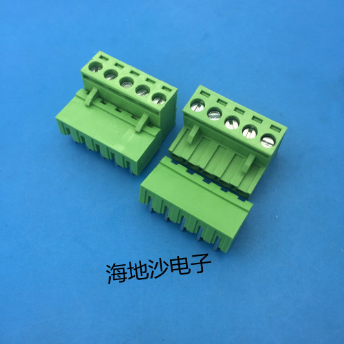 插拔式PCB接线端子JM2EDGK+RC-5.08mm2P3P4P-20P 封口弯针 铜环保