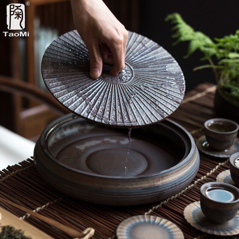 陶迷原矿粗陶整套茶具套装家用客厅陶瓷简约泡茶壶功夫茶具配件