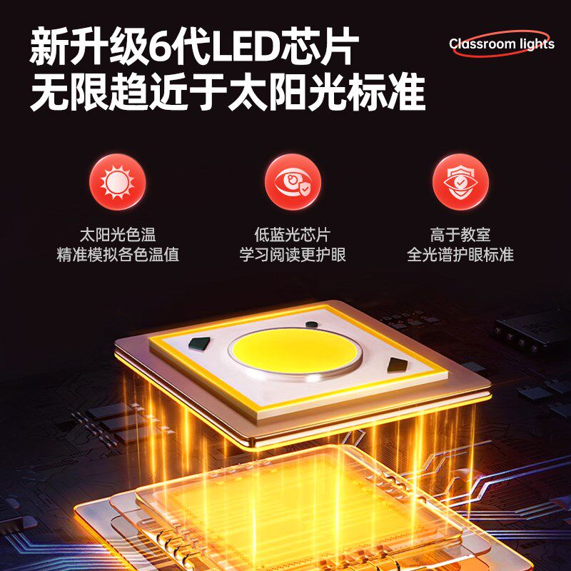 全光谱落地灯学生阅读专用立式台灯家用无极调光护眼学习大路灯