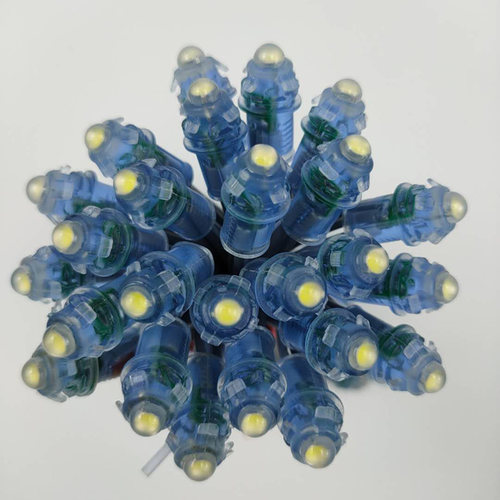 LED外露灯穿孔灯串9mm12mm红白色灌胶广告招牌打孔发光字防水灯珠