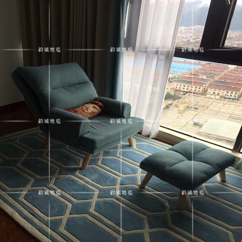 欧式美式风格客厅茶几沙发样板间衣帽间卧室床尾书房餐厅满铺地毯
