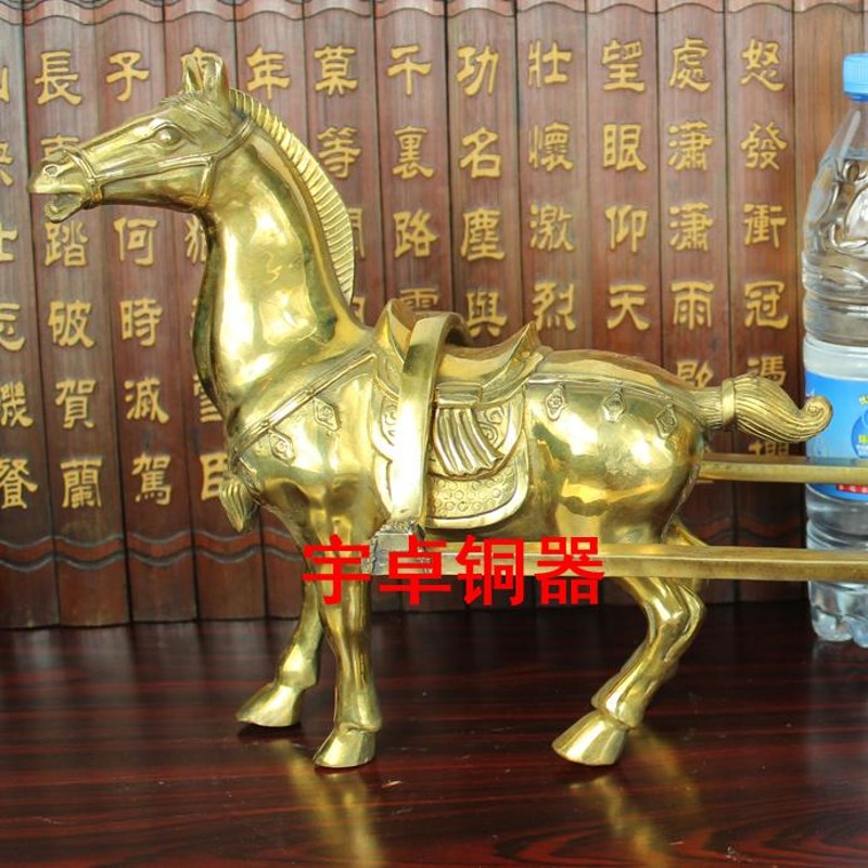 宇卓铜器纯铜马拉车一 二 三 四 五 六 七 八 九 马拉车摆件