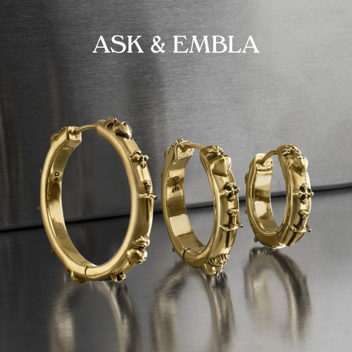 Ask & Embla Trinity 图腾耳环