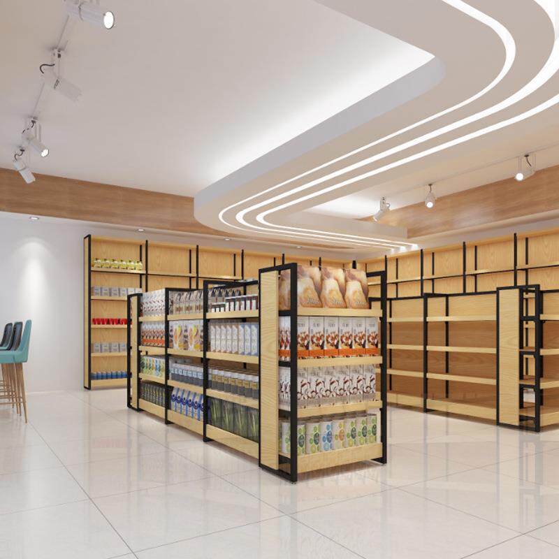 超市便利店货架小卖部零食休闲展架生活日用品袋装食品商超货架