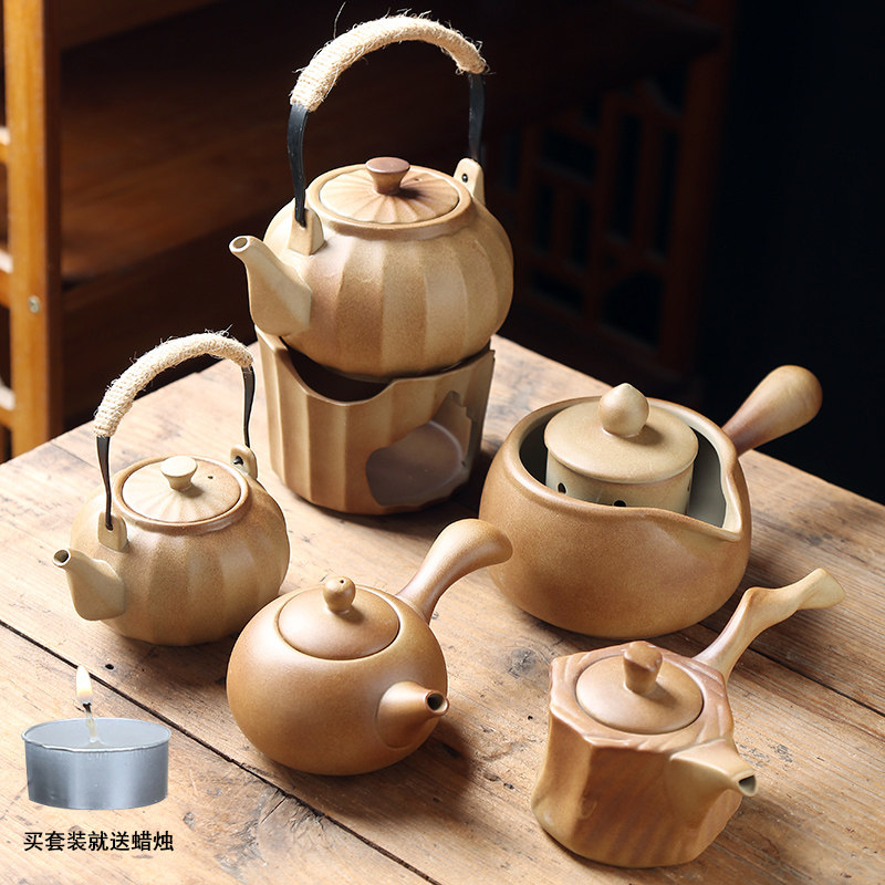 围炉煮茶老式蜡烛炭烤温茶煮茶器户外露营复古式茶杯子功夫茶具图片