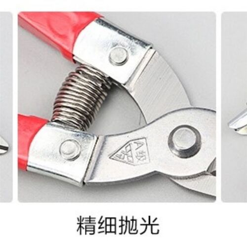 广东罗定牌不锈钢采果剪刀摘果剪刀沙糖柑桔剪蔬果剪果子剪修枝剪