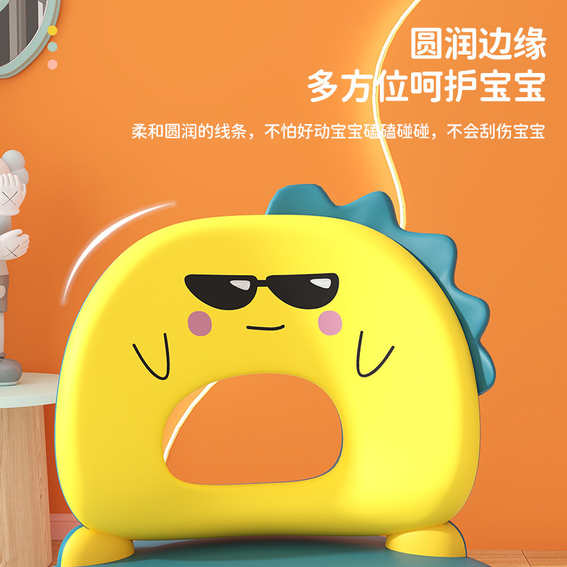 儿童凳子宝宝靠背椅子家用卡通餐椅防滑塑料加厚座椅幼儿园游戏椅