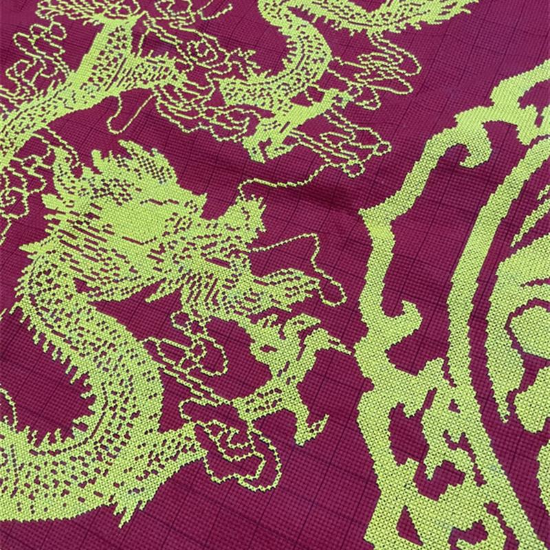 纯手工十字绣成品福龙喜凤福龙凤呈祥红色中国风喜庆大幅结婚爱情