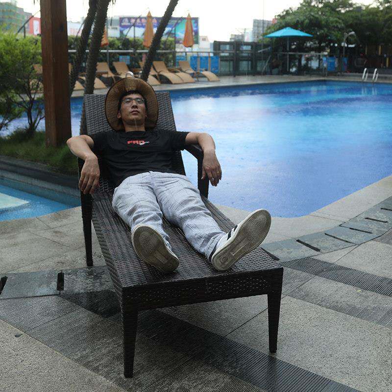 户外躺02躺床游大泳池躺椅别墅花园休息椅露阳台躺椅室内台外休闲