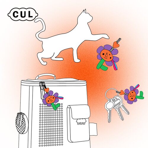 CUL猫玩具自嗨解闷耐咬磨牙响纸发声磨牙棒小猫用品毛绒薄荷玩具