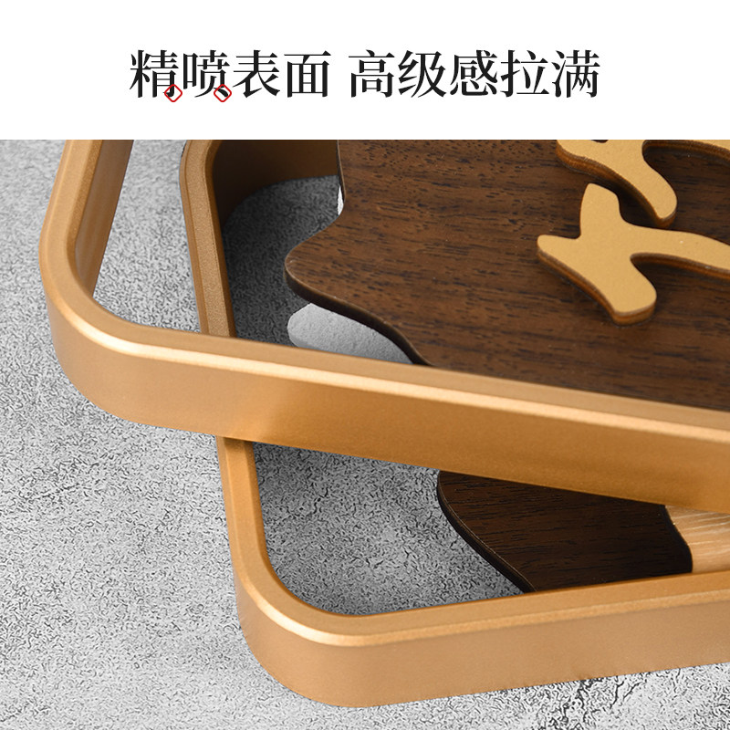 高档LED中式发光门牌定制亚克力立体贴字餐厅饭店农家乐包厢标识