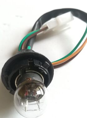 电动车踏板摩托车12V56V5W10W后尾灯泡刹车灯灯座高低脚双点灯坐