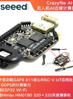 Crazyflie AI Deck板载GAP8 RISC-V&ESP32 Wi-Fi灰度Himax摄像机