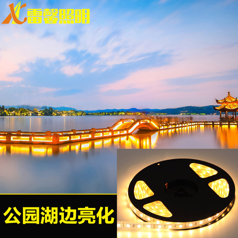 灯带led霓虹灯12V24V高亮户外防水七彩变色室外客厅家用装饰吊顶