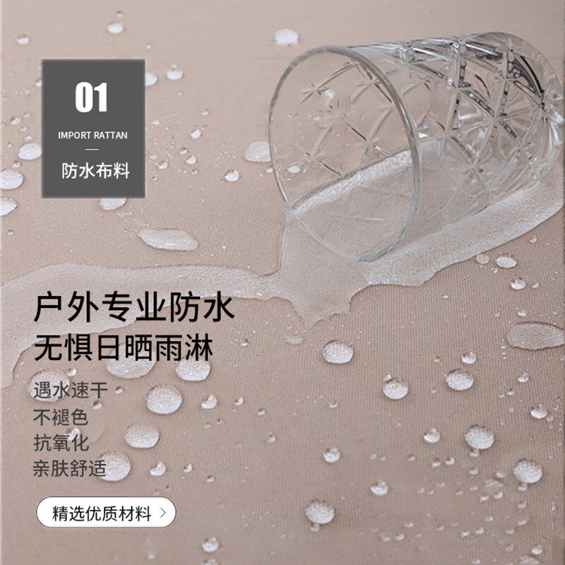 户外防水海绵坐垫靠背高密度实木沙发垫硬加厚长条椅布艺垫子连体