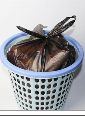 手提垃圾袋背心式塑料袋黑色包邮中小号家用垃圾袋办公用加厚
