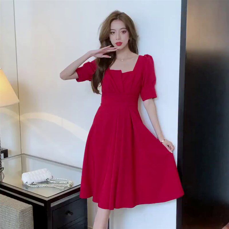 敬酒服新娘领证登记2024新款法式轻婚纱简约宴会小个子气质女礼服