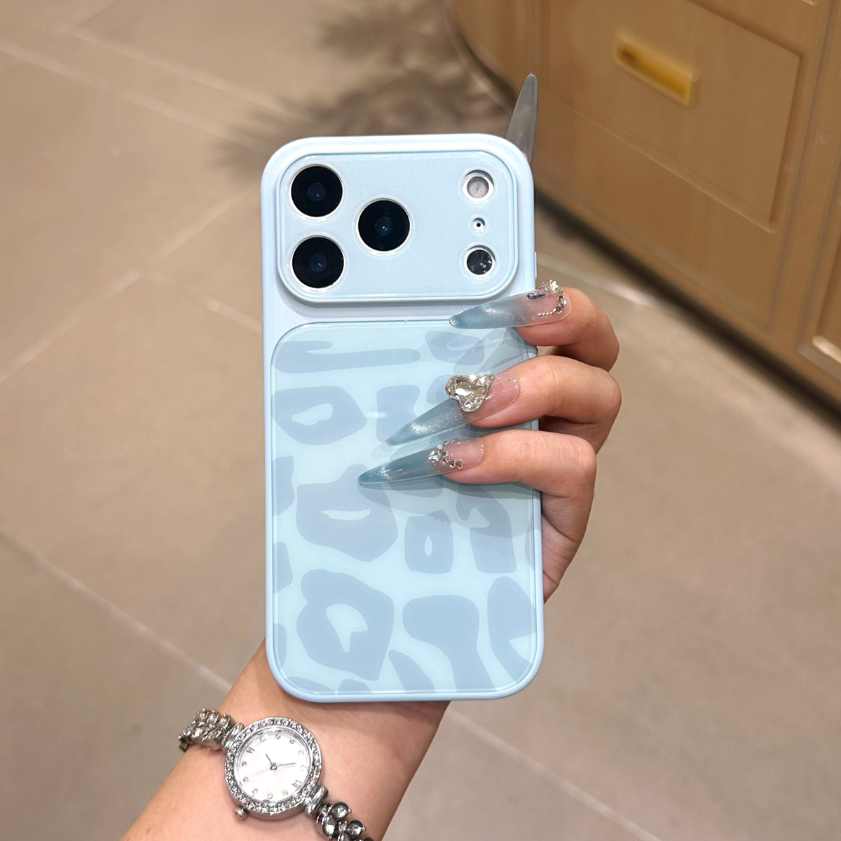 高颜值豹纹苹果17promax手机壳iPhone16大视窗15秒变17女14全包13男17pro