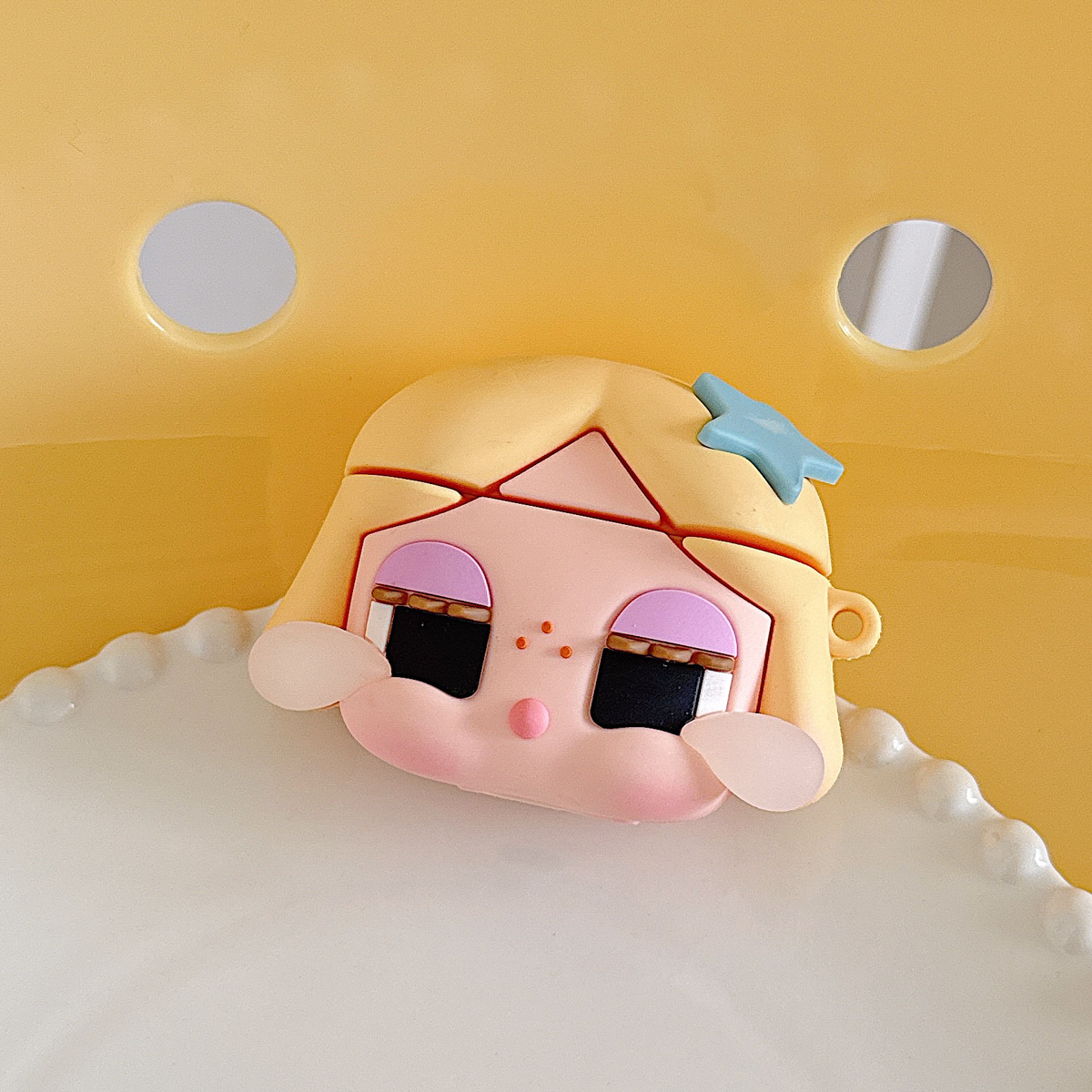 眼泪女孩 星星哭娃 华为耳机保护套 5i 6i 7i 耳夹 freecip2 华为pro3 pro4 pro5 se2 se3
