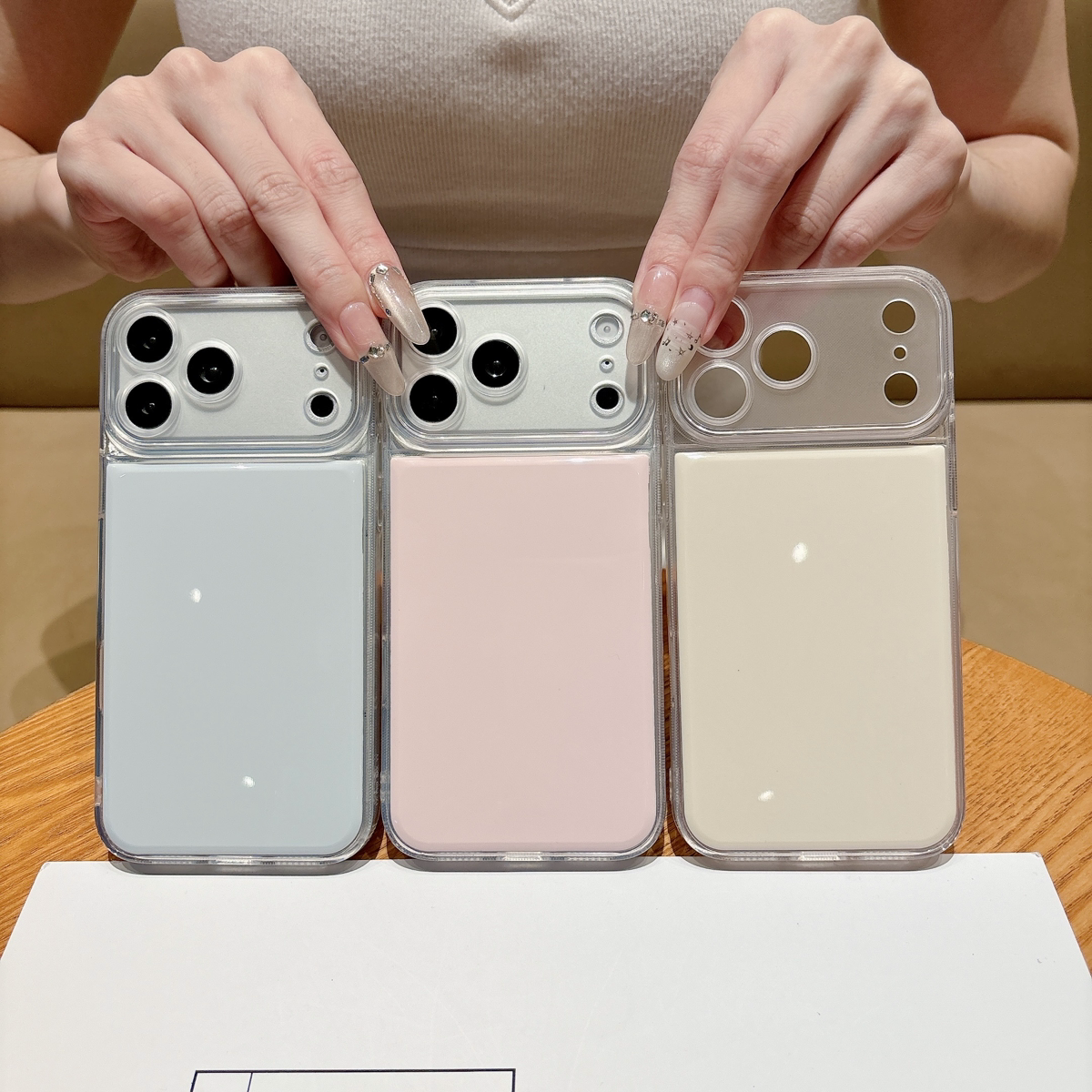 简约马卡龙鼓包壳适用苹果iPhone17Promax手机壳16/15/14/13/12/11