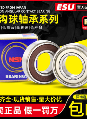 日本进口NSK6200 6201 6202 6203 6204 6205 6206Z DU RS高速轴承